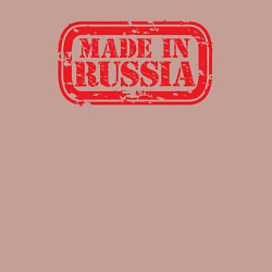 Свитшот хлопковый мужской Из России - made in Russia, цвет: пыльно-розовый — фото 2