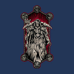 Свитшот хлопковый мужской Повелитель Момонга, цвет: тёмно-синий — фото 2