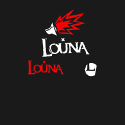 Свитшот хлопковый мужской Louna Louna, цвет: черный — фото 2