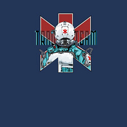 Свитшот хлопковый мужской Traumateam, цвет: тёмно-синий — фото 2