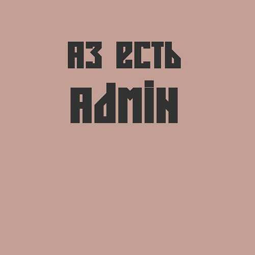 Мужской свитшот Аз есть admin / Пыльно-розовый – фото 3