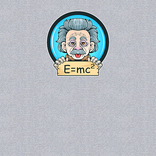 Мужской свитшот Гениальный физик / Меланж – фото 3