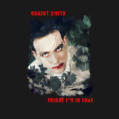 Мужской свитшот Robert Smith - The cure / Черный – фото 3