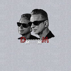 Свитшот хлопковый мужской Depeche Mode - Memento Mori tour band tour, цвет: меланж — фото 2