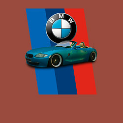 Свитшот хлопковый мужской Родстер BMW Z4, цвет: кирпичный — фото 2