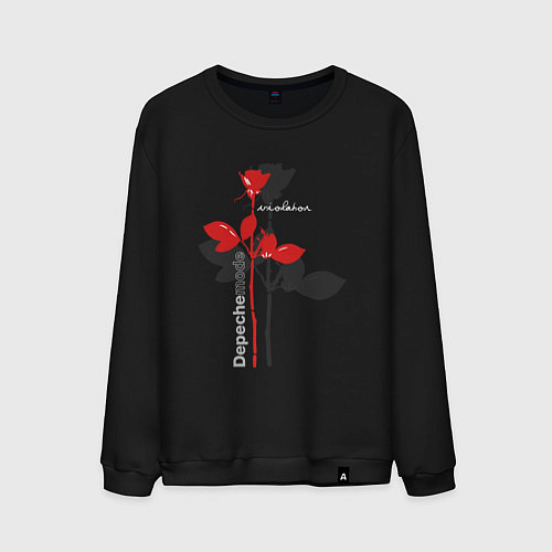 Мужской свитшот Depeche Mode - Violation era / Черный – фото 1