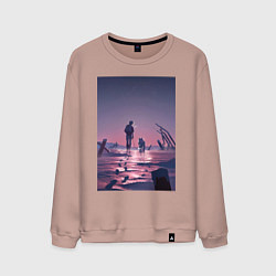 Свитшот хлопковый мужской Для тебя Бессмертный Фуши, цвет: пыльно-розовый