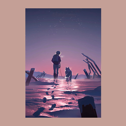 Мужской свитшот Для тебя Бессмертный Фуши / Пыльно-розовый – фото 3