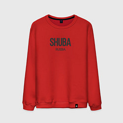 Свитшот хлопковый мужской Shuba, цвет: красный