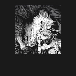 Свитшот хлопковый мужской Ашаф ворон, цвет: черный — фото 2