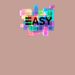 Свитшот хлопковый мужской Разноцветный тетрис, цвет: пыльно-розовый — фото 2