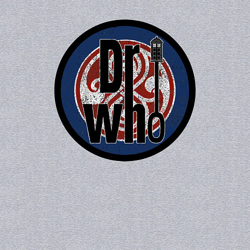 Мужской свитшот Dr Who / Меланж – фото 3