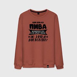 Мужской свитшот Один день без пива