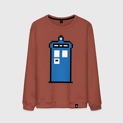 Мужской свитшот Tardis pixels