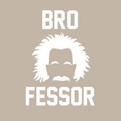 Свитшот хлопковый мужской Brofessor - Эйнштейн бро, цвет: миндальный — фото 2