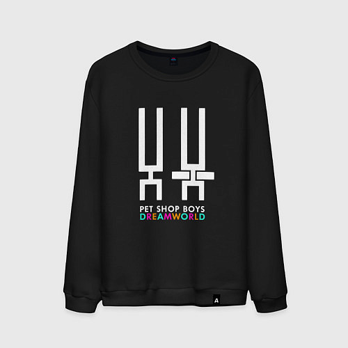 Мужской свитшот Pet Shop Boys - Dreamworld / Черный – фото 1