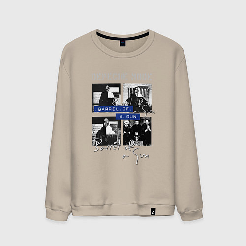Мужской свитшот Depeche Mode - Barrel of a gun ep / Миндальный – фото 1
