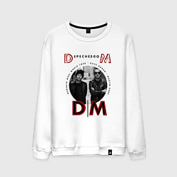 Свитшот хлопковый мужской Depeche Mode - Tour memento mori, цвет: белый