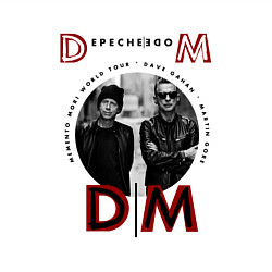 Свитшот хлопковый мужской Depeche Mode - Tour memento mori, цвет: белый — фото 2