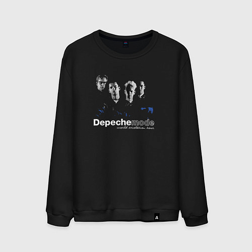 Мужской свитшот Depeche Mode - Silence mode / Черный – фото 1