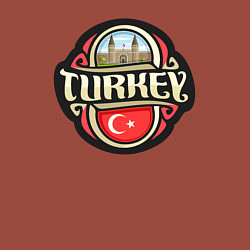 Свитшот хлопковый мужской Турция, цвет: кирпичный — фото 2