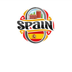 Свитшот хлопковый мужской Это Испания, цвет: белый — фото 2