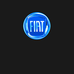 Свитшот хлопковый мужской FIAT logo blue, цвет: черный — фото 2