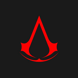 Свитшот хлопковый мужской Red logo of assassins, цвет: черный — фото 2