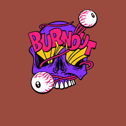 Свитшот хлопковый мужской Burnout, цвет: кирпичный — фото 2