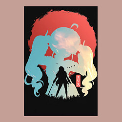 Свитшот хлопковый мужской Реинкарнация безработного Эрис Бореас Грейрат, цвет: пыльно-розовый — фото 2