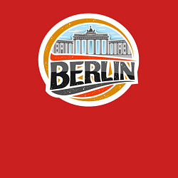 Свитшот хлопковый мужской Berlin, цвет: красный — фото 2