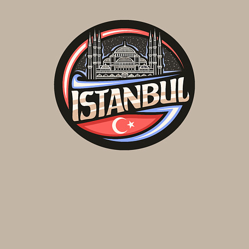 Мужской свитшот Turkey Istanbul / Миндальный – фото 3