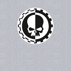 Свитшот хлопковый мужской Вархаммер Механикус, цвет: меланж — фото 2