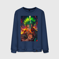 Мужской свитшот Ван-Пис Зоро Ророноа мечник