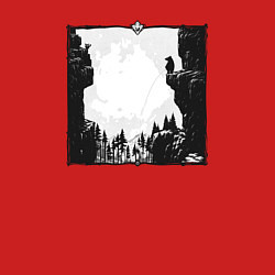 Свитшот хлопковый мужской Храбрый дух, цвет: красный — фото 2