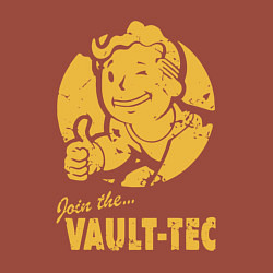 Свитшот хлопковый мужской Vault boy like print, цвет: кирпичный — фото 2