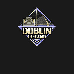 Свитшот хлопковый мужской Dublin Ireland, цвет: черный — фото 2