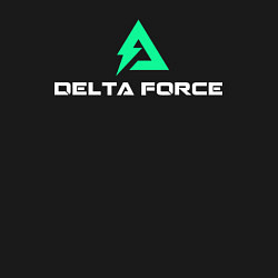 Свитшот хлопковый мужской Delta force hawk ops logo, цвет: черный — фото 2