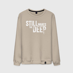 Мужской свитшот Still wakes the deep logo
