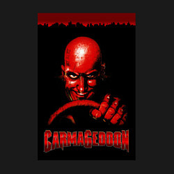 Свитшот хлопковый мужской Carmageddon driver retro, цвет: черный — фото 2