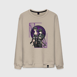 Свитшот хлопковый мужской Wuthering Waves Rovers, цвет: миндальный