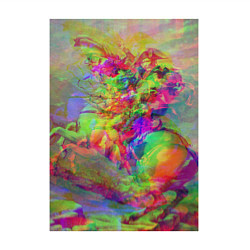 Свитшот хлопковый мужской Бонапарт на перевале Сен-Бернар с глюками, цвет: белый — фото 2