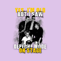 Свитшот хлопковый мужской Depeche Mode - On stage, цвет: лаванда — фото 2