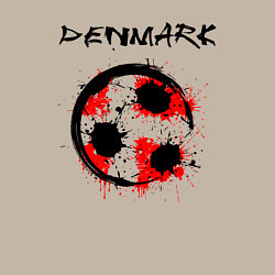 Свитшот хлопковый мужской Сборная Дании, цвет: миндальный — фото 2