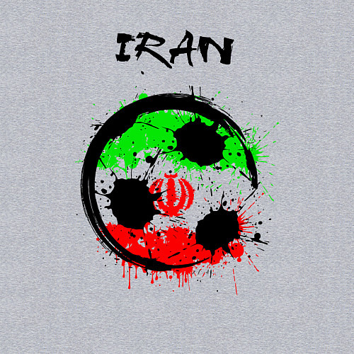 Мужской свитшот Сборная Ирана / Меланж – фото 3