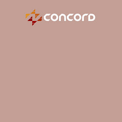 Свитшот хлопковый мужской Concord logo game, цвет: пыльно-розовый — фото 2