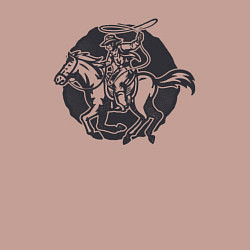 Свитшот хлопковый мужской Cowboy, цвет: пыльно-розовый — фото 2