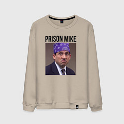 Свитшот хлопковый мужской Prison mike Michael Scott - офис, цвет: миндальный