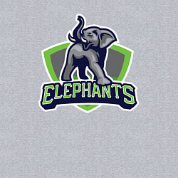 Свитшот хлопковый мужской Elephants, цвет: меланж — фото 2