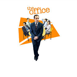 Свитшот хлопковый мужской Characters the office, цвет: белый — фото 2